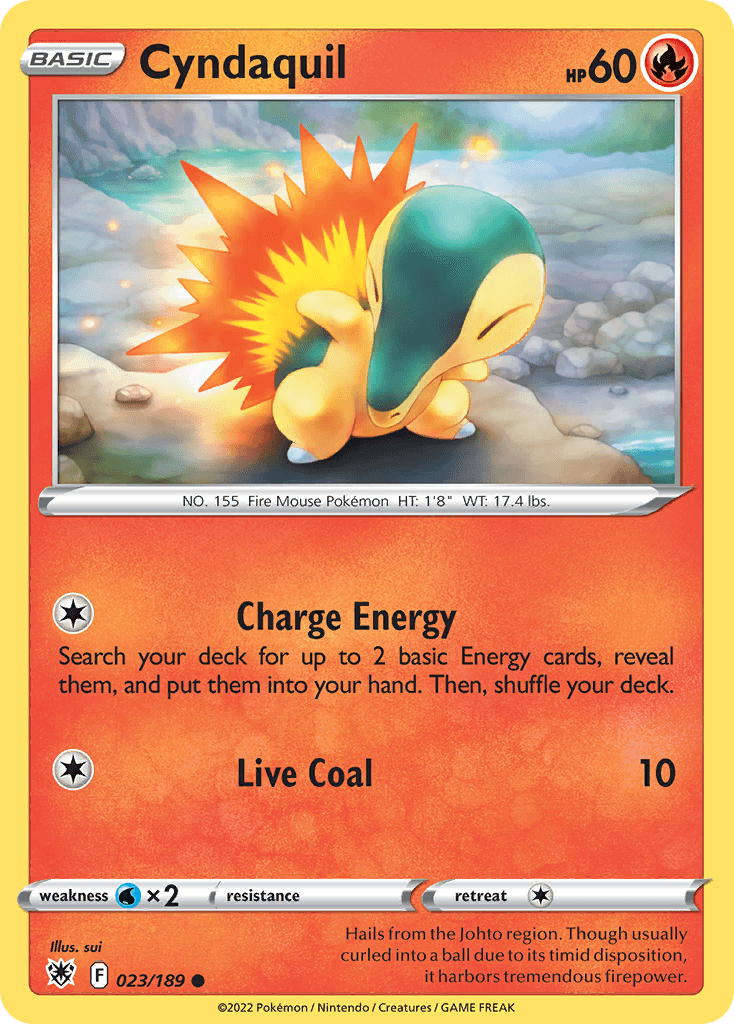Cyndaquil Pokémon card