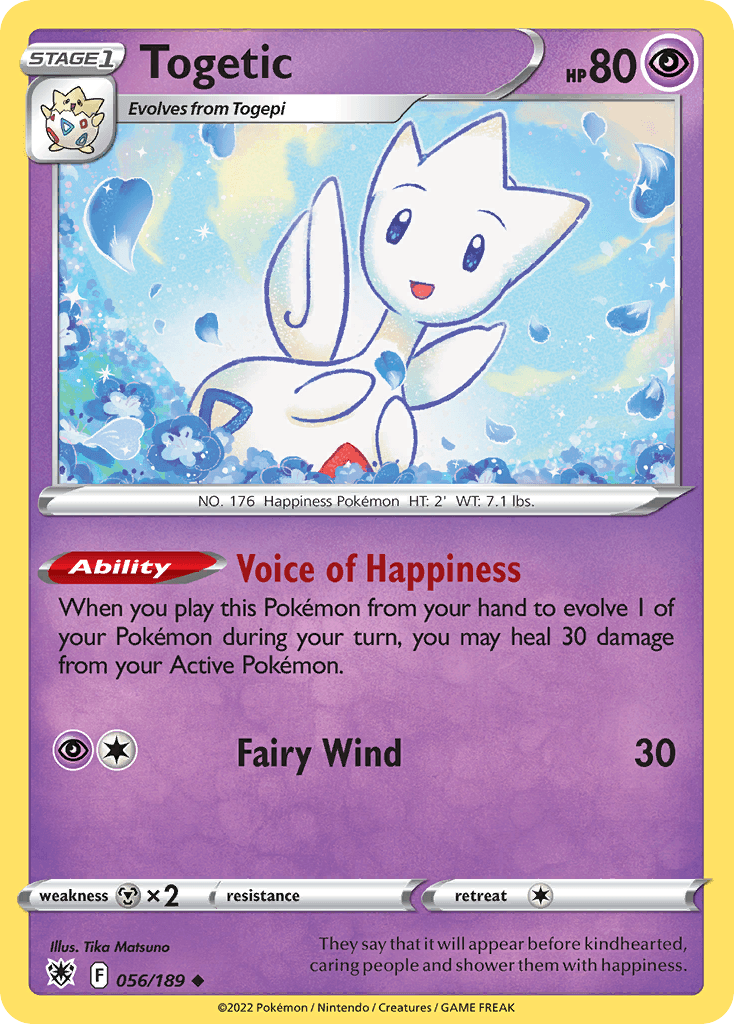 Togetic Pokémon card