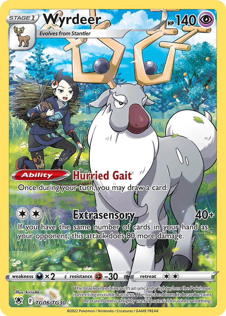 Wyrdeer Pokémon card