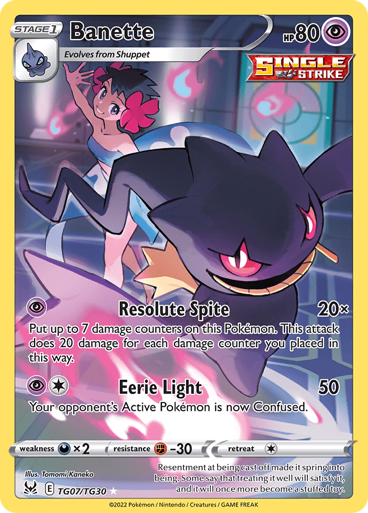 Banette Pokémon card