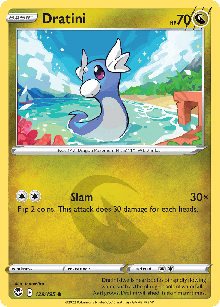 Dratini Pokémon card