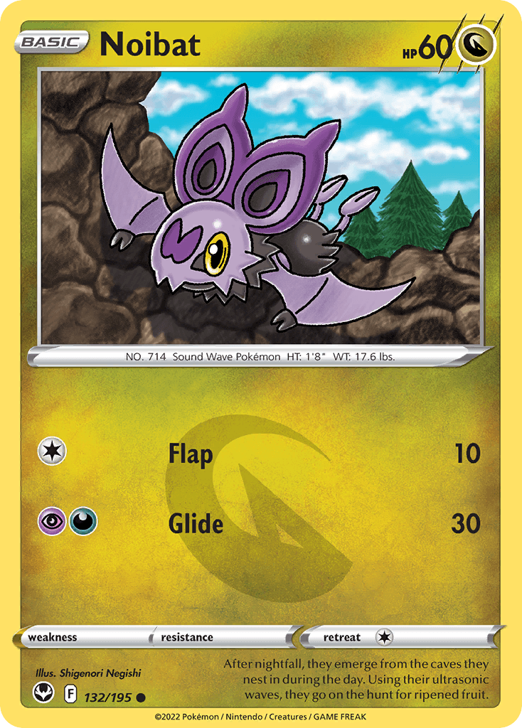 Noibat Pokémon card