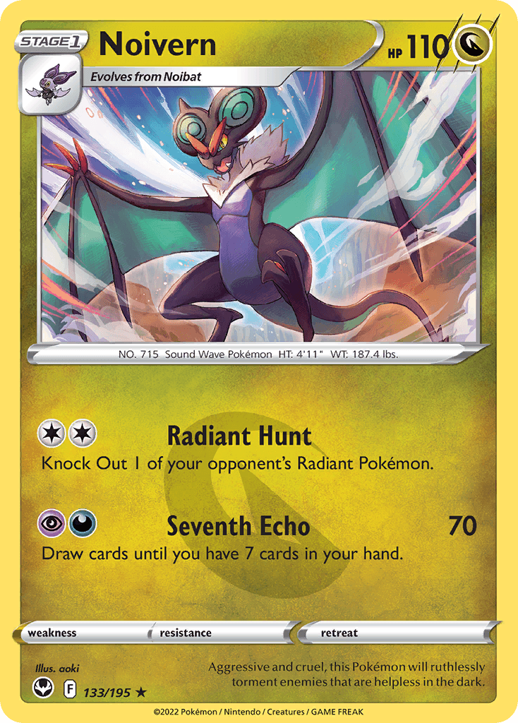 Noivern Pokémon card