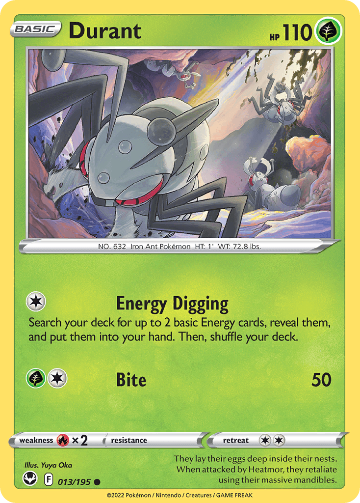 Durant Pokémon card