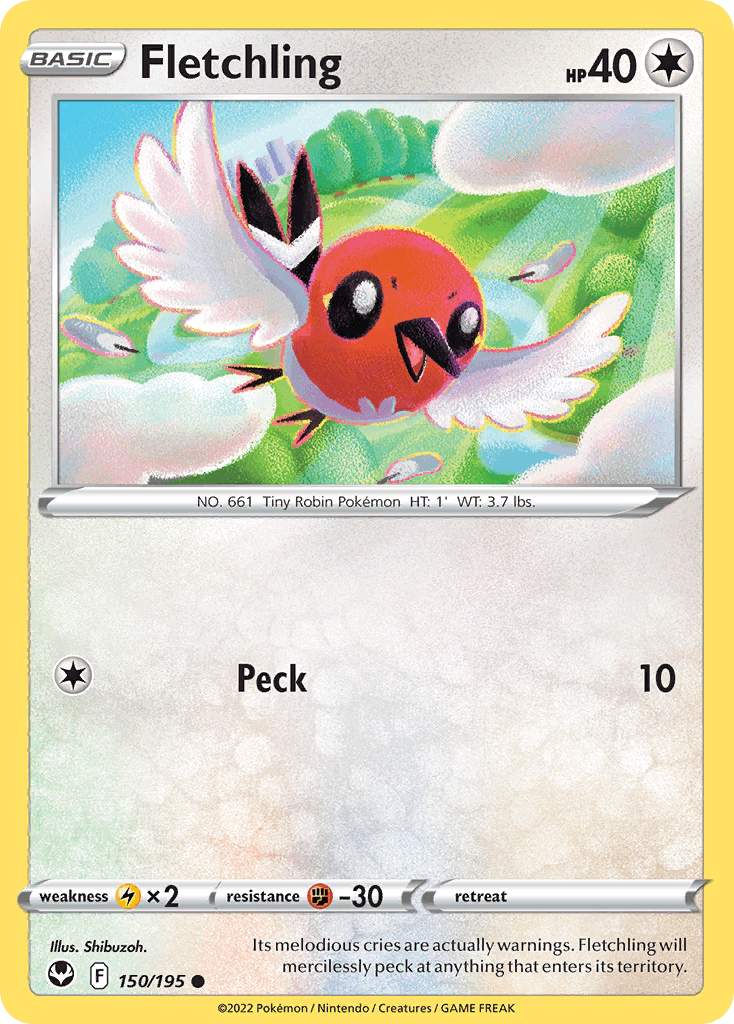 Fletchling Pokémon card