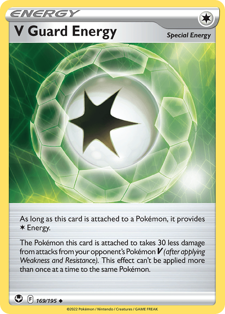 V Guard Energy Pokémon card