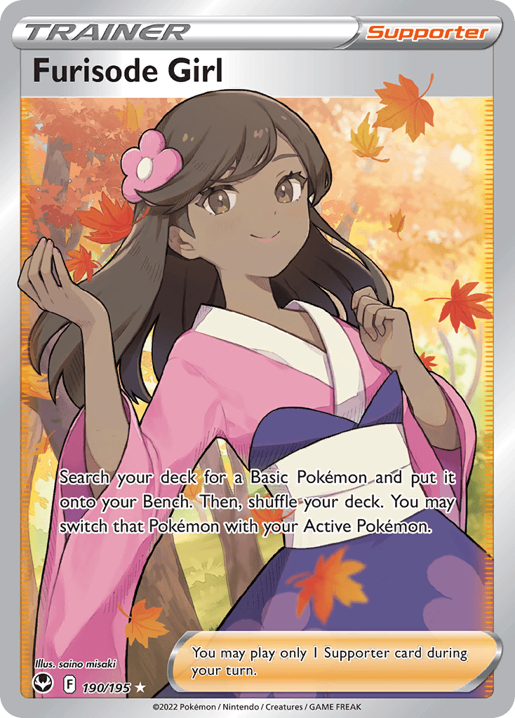 Furisode Girl Pokémon card