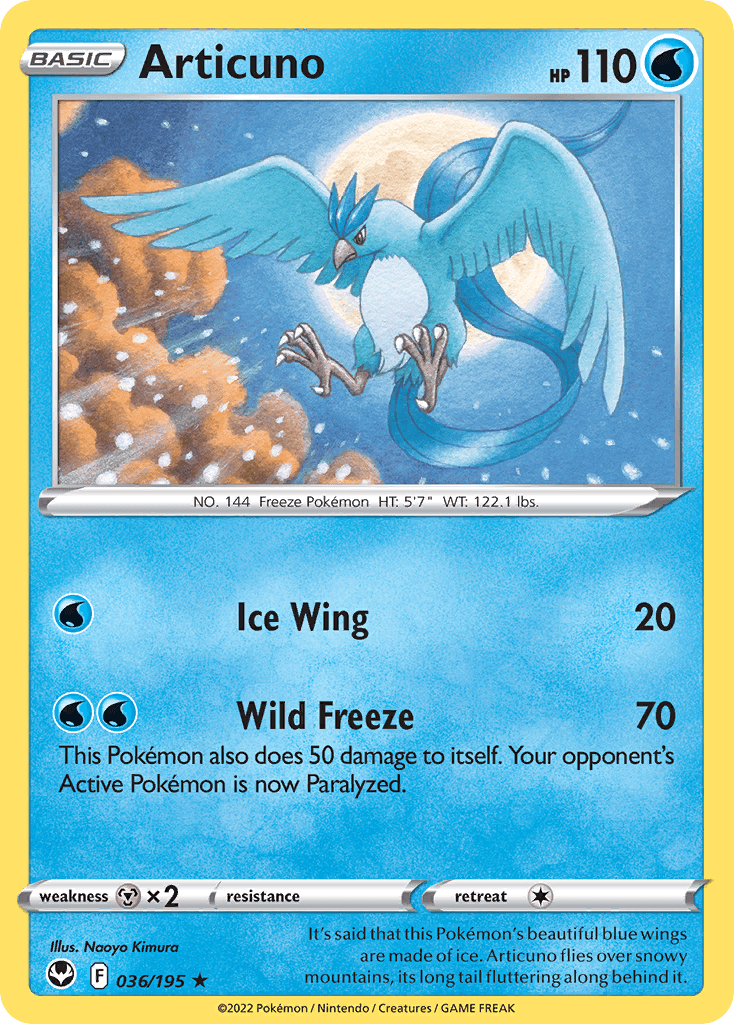 Articuno Pokémon card
