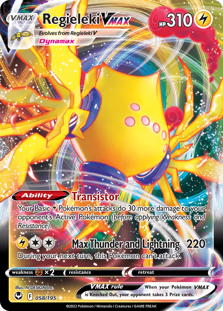 Regieleki VMAX Pokémon card