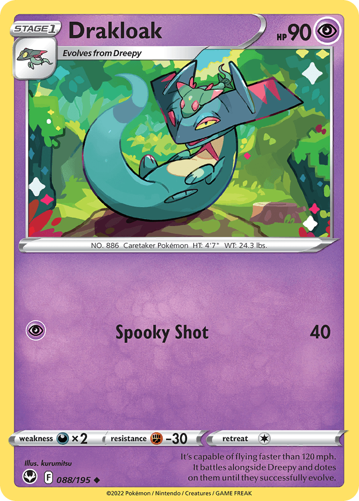 Drakloak Pokémon card