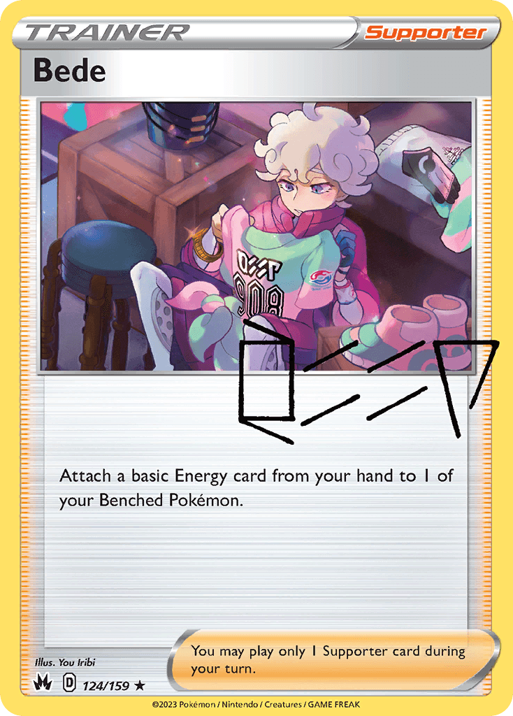 Bede Pokémon card