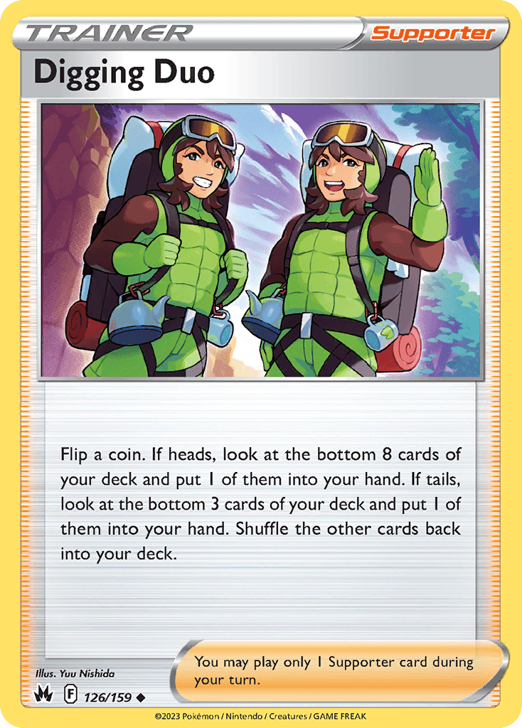 Digging Duo Pokémon card