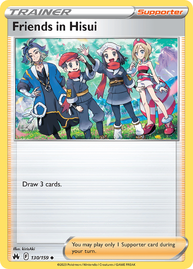 Friends in Hisui Pokémon card