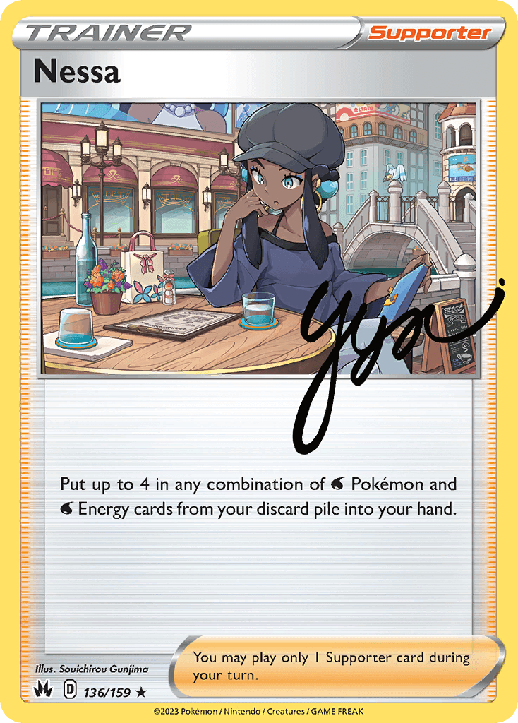 Nessa Pokémon card