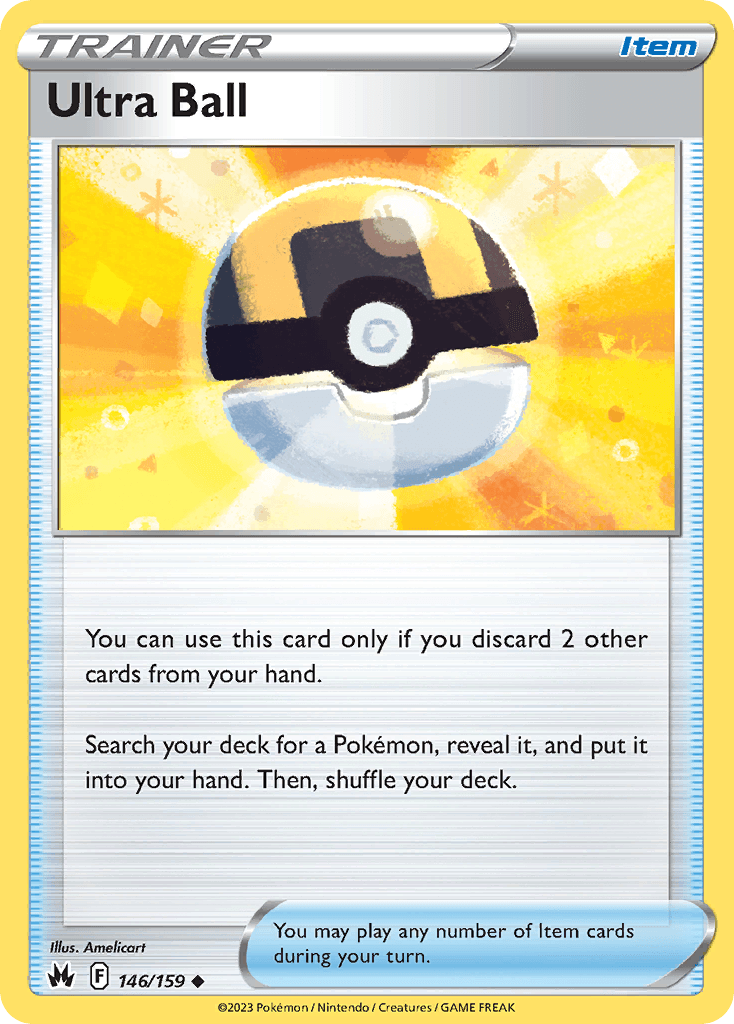Ultra Ball Pokémon card