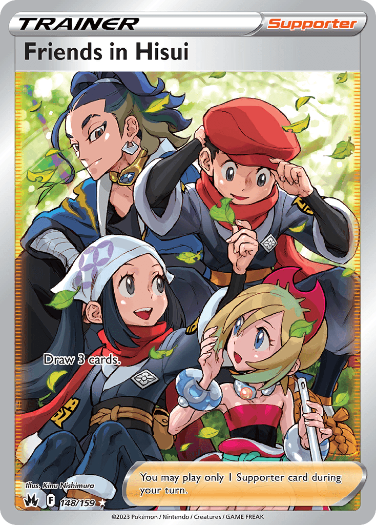 Friends in Hisui Pokémon card