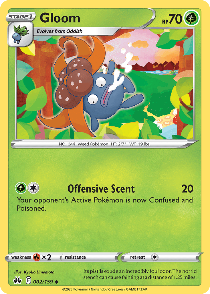 Gloom Pokémon card