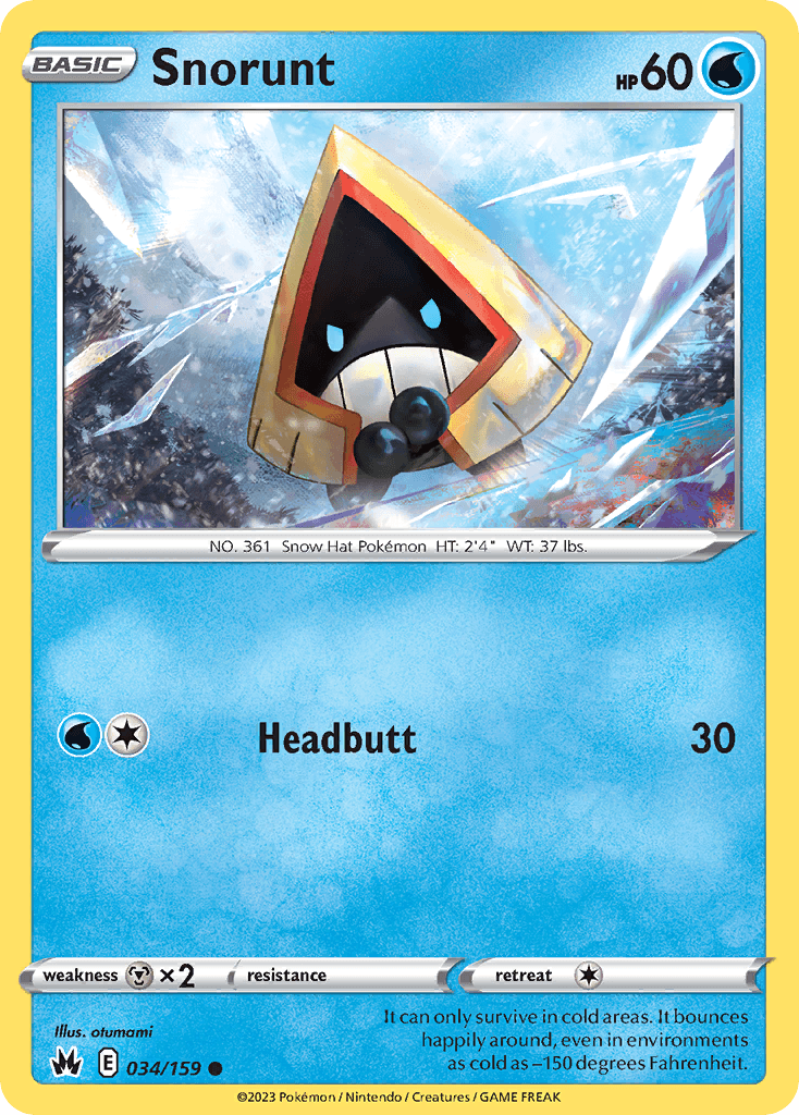 Snorunt Pokémon card