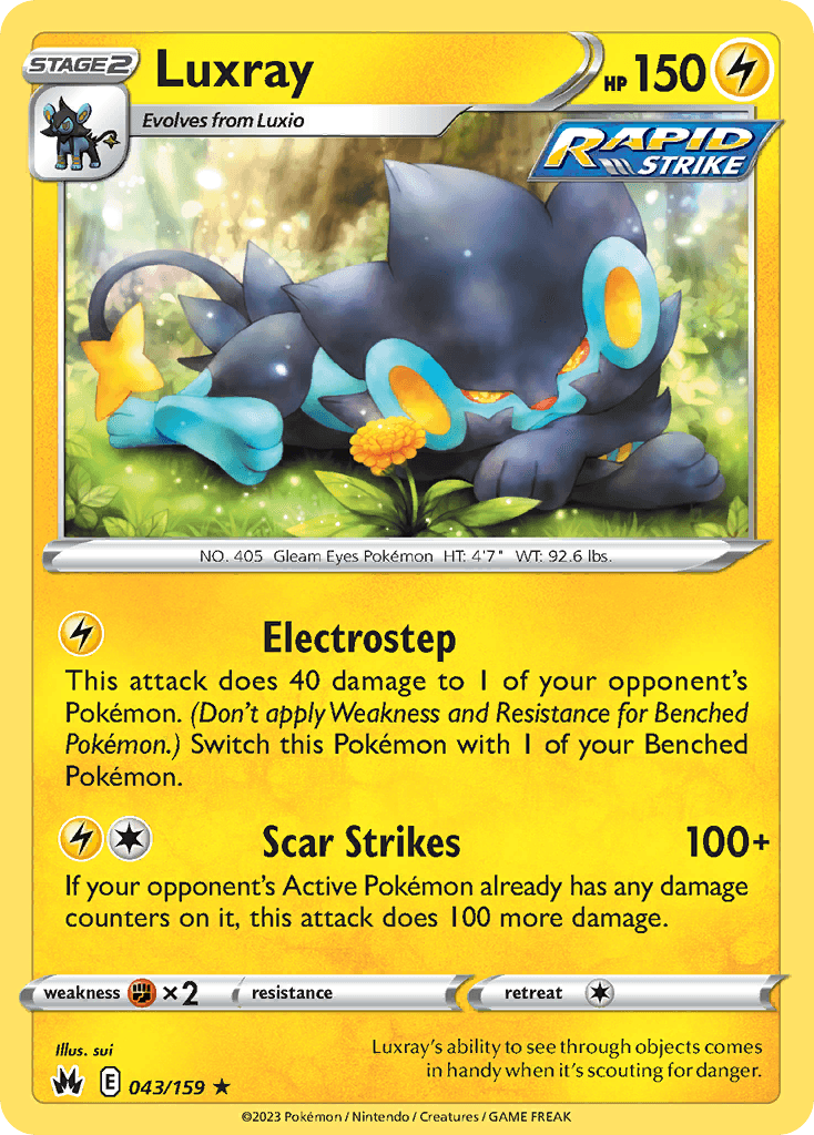 Luxray Pokémon card