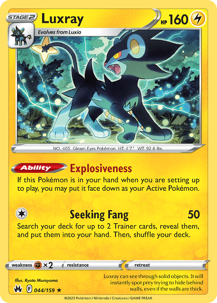 Luxray Pokémon card