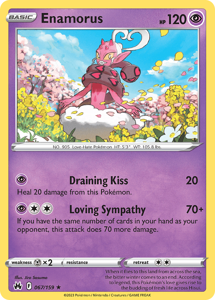Enamorus Pokémon card