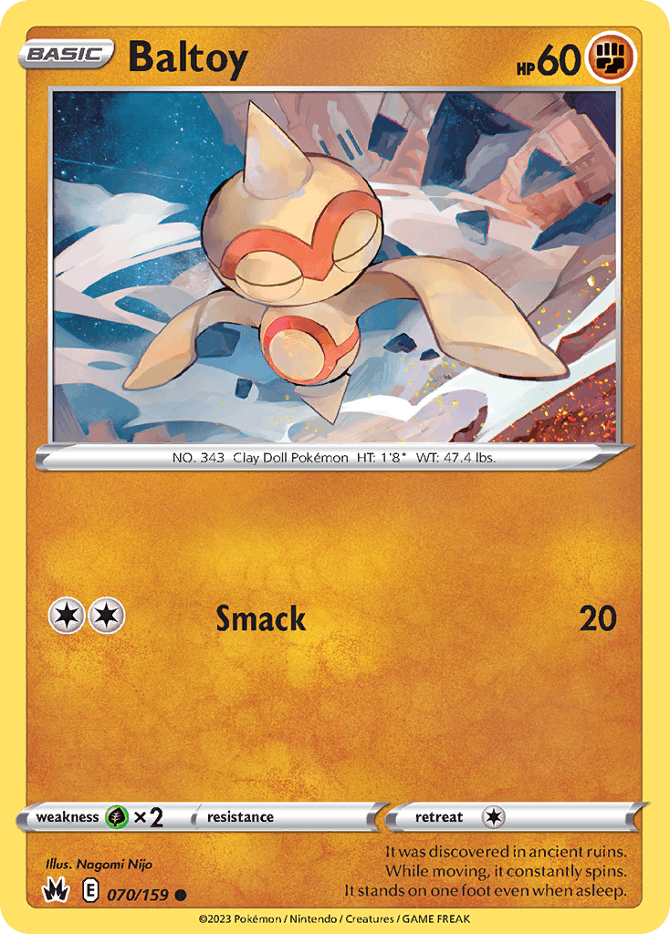 Baltoy Pokémon card