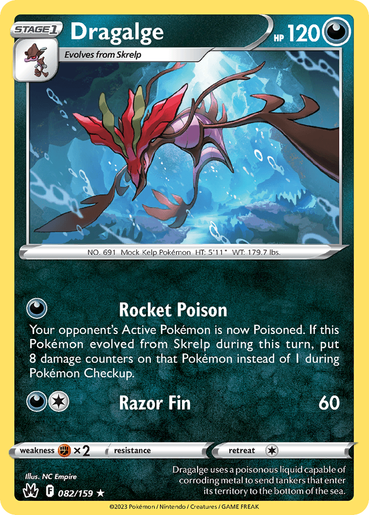 Dragalge Pokémon card
