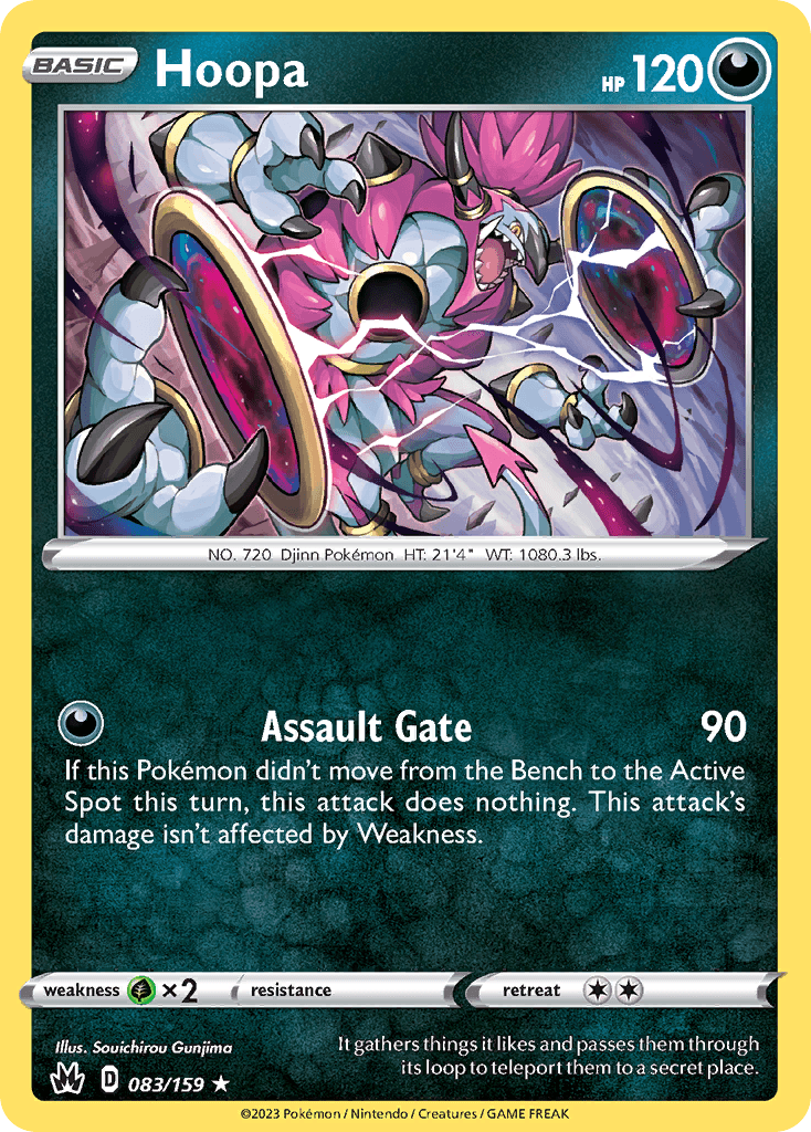 Hoopa Pokémon card