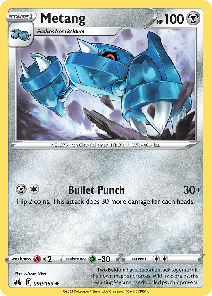 Metang Pokémon card