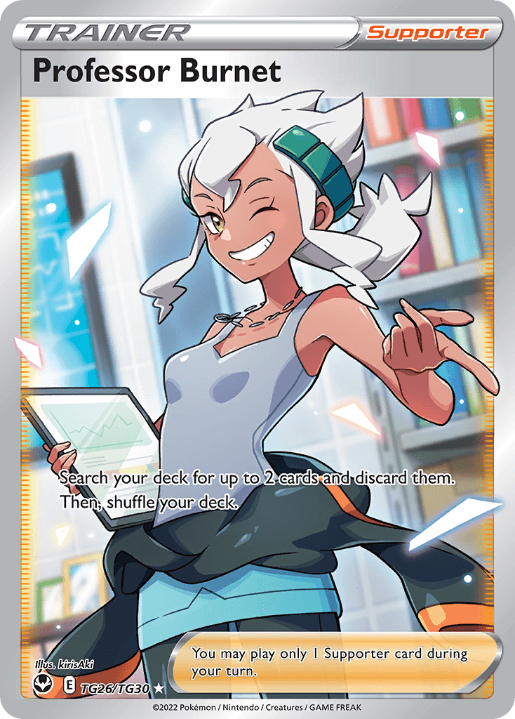 Professor Burnet Pokémon card