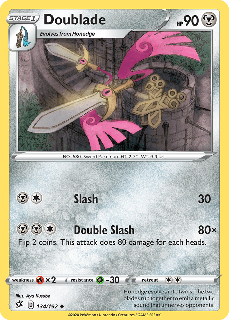 Doublade Pokémon card