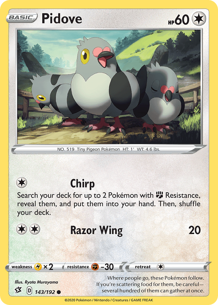 Pidove Pokémon card