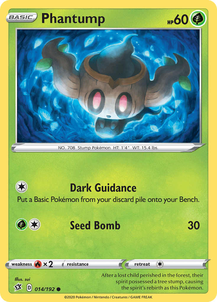 Phantump Pokémon card