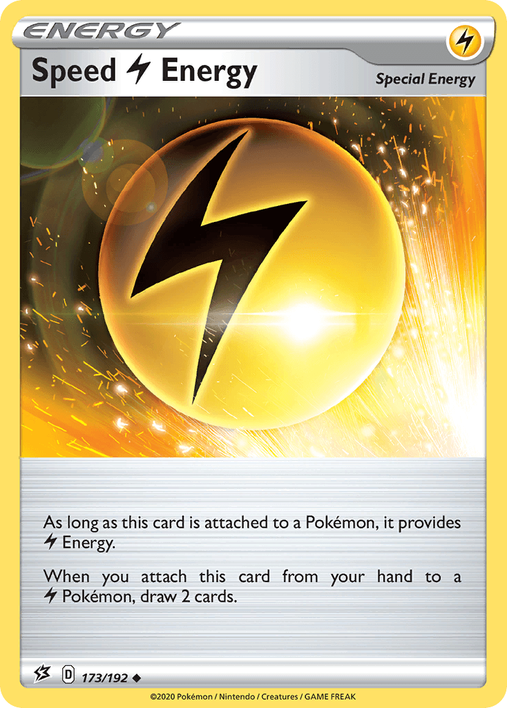 Speed Lightning Energy Pokémon card
