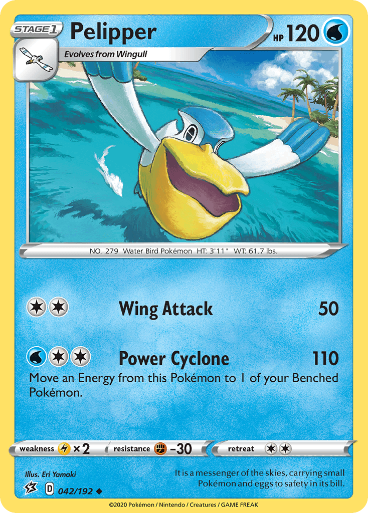 Pelipper Pokémon card