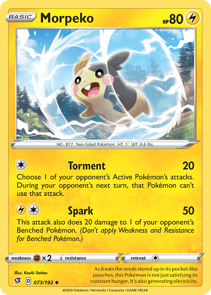 Morpeko Pokémon card