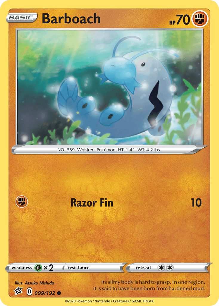 Barboach Pokémon card