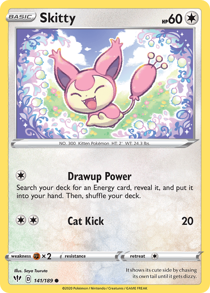 Skitty Pokémon card