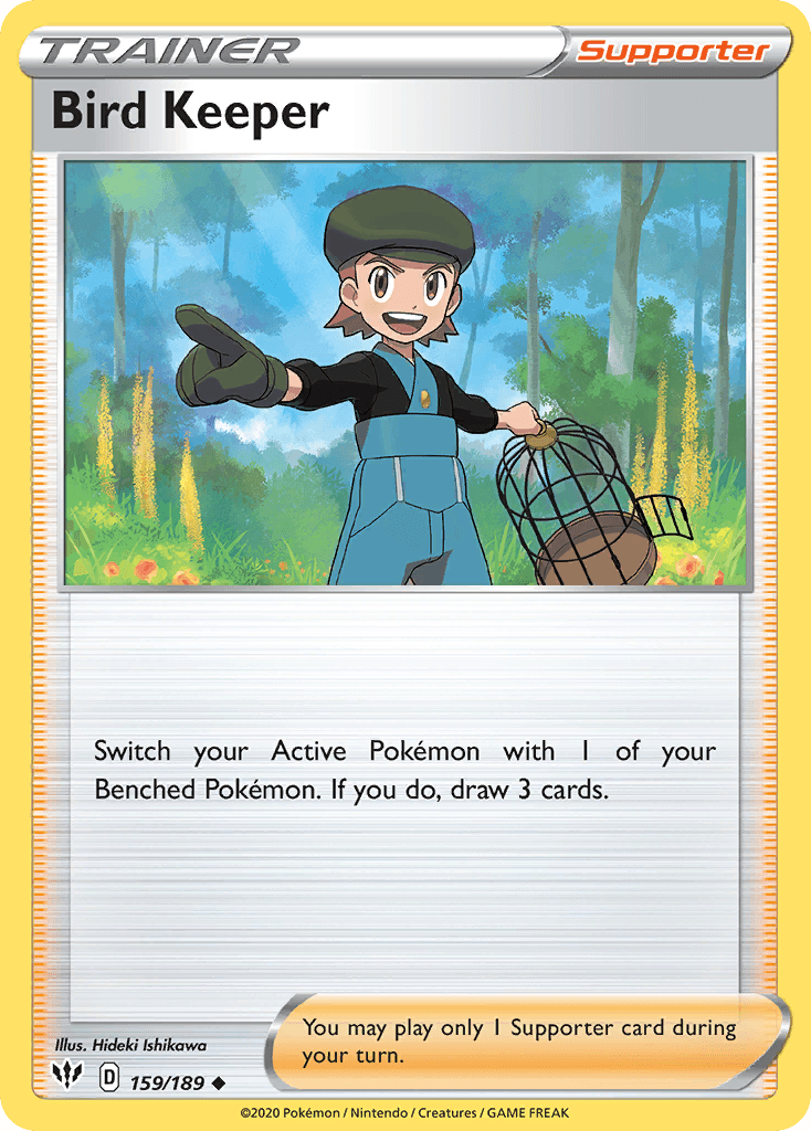 Bird Keeper Pokémon card