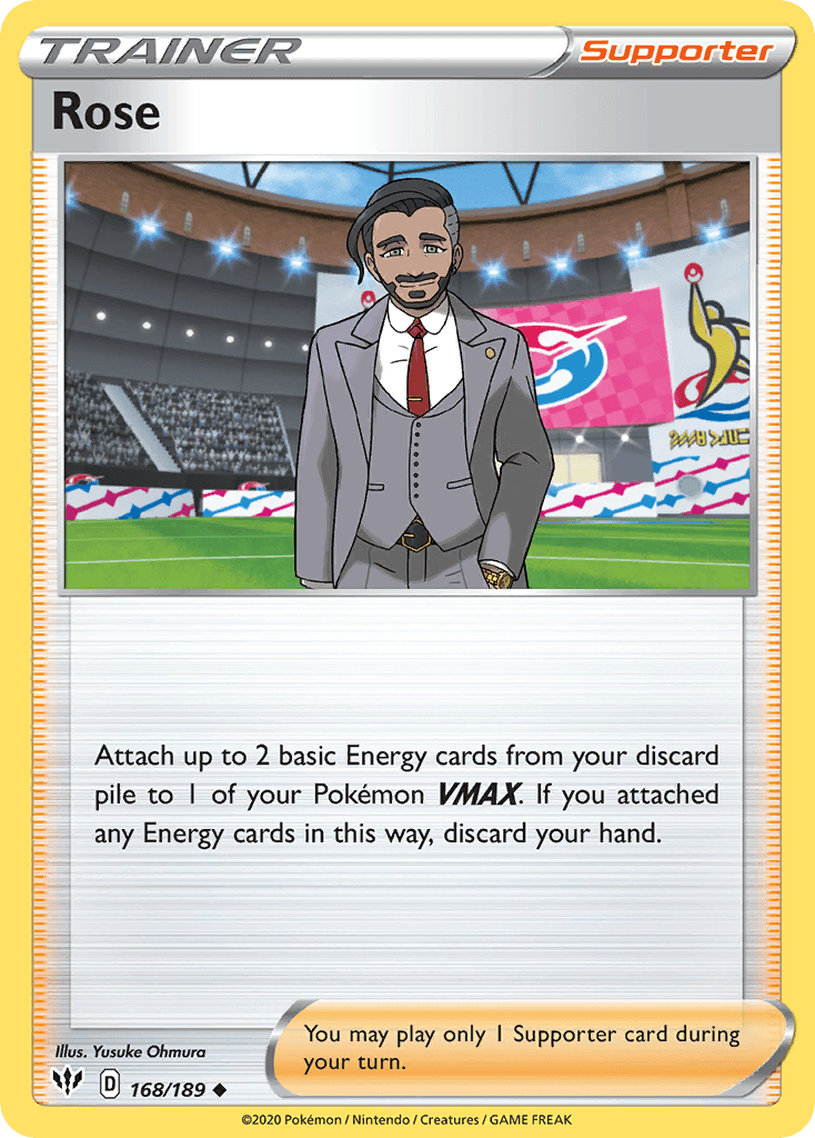 Rose Pokémon card