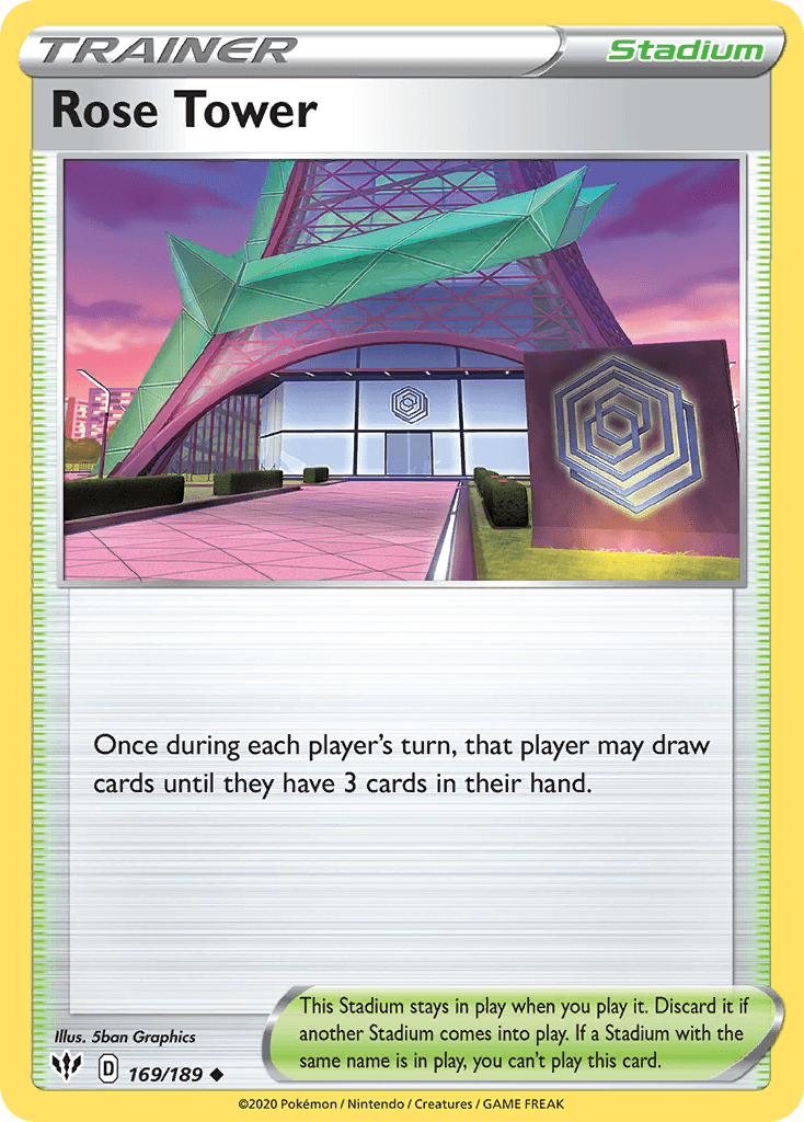 Rose Tower Pokémon card