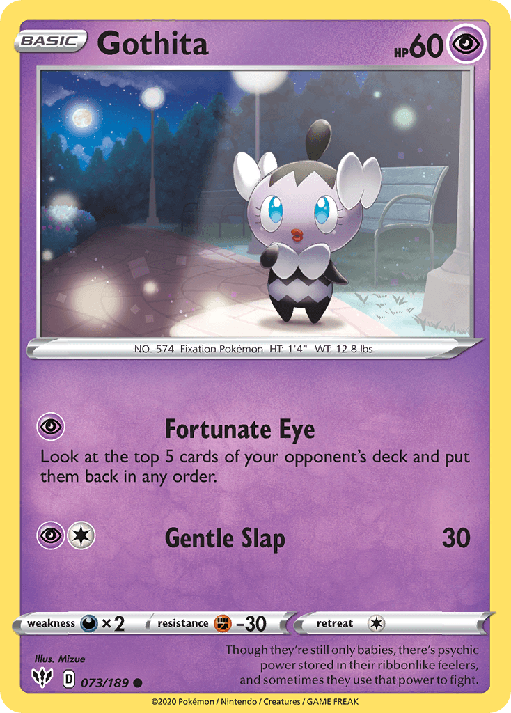 Gothita Pokémon card