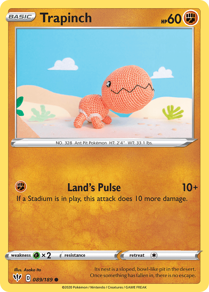 Trapinch Pokémon card