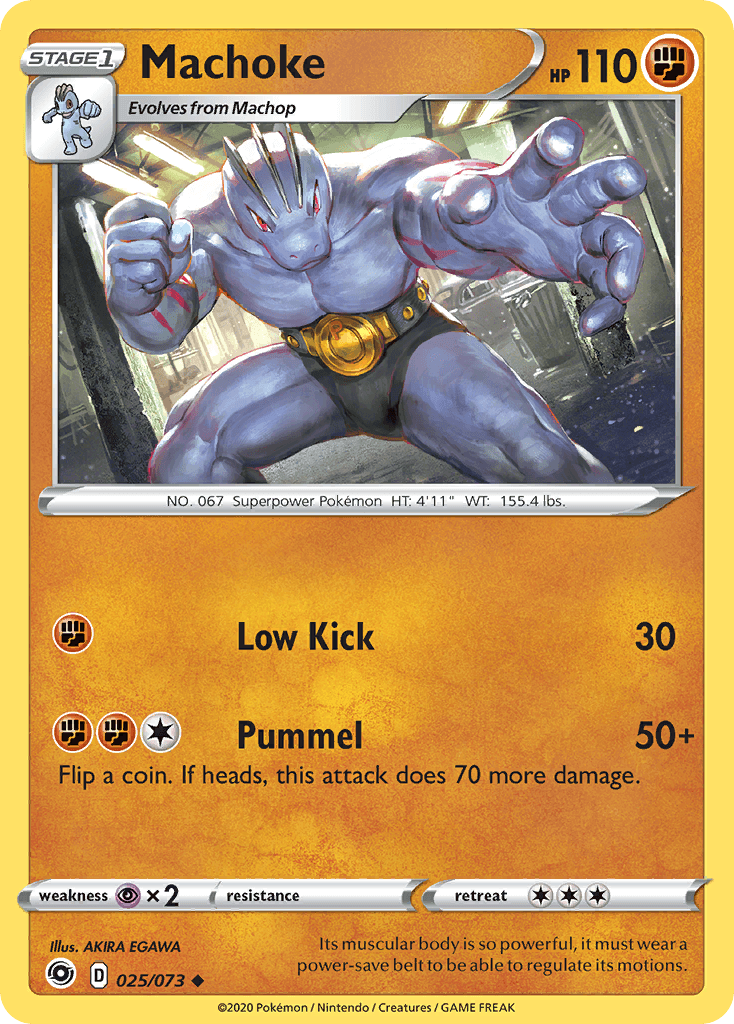 Machoke Pokémon card