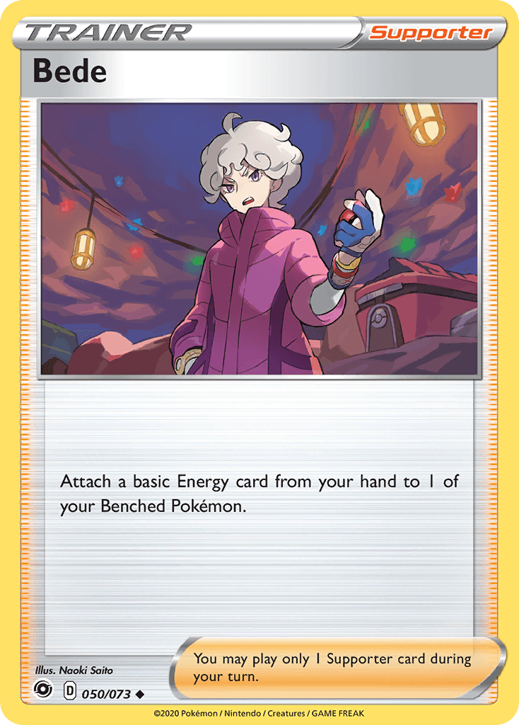 Bede Pokémon card