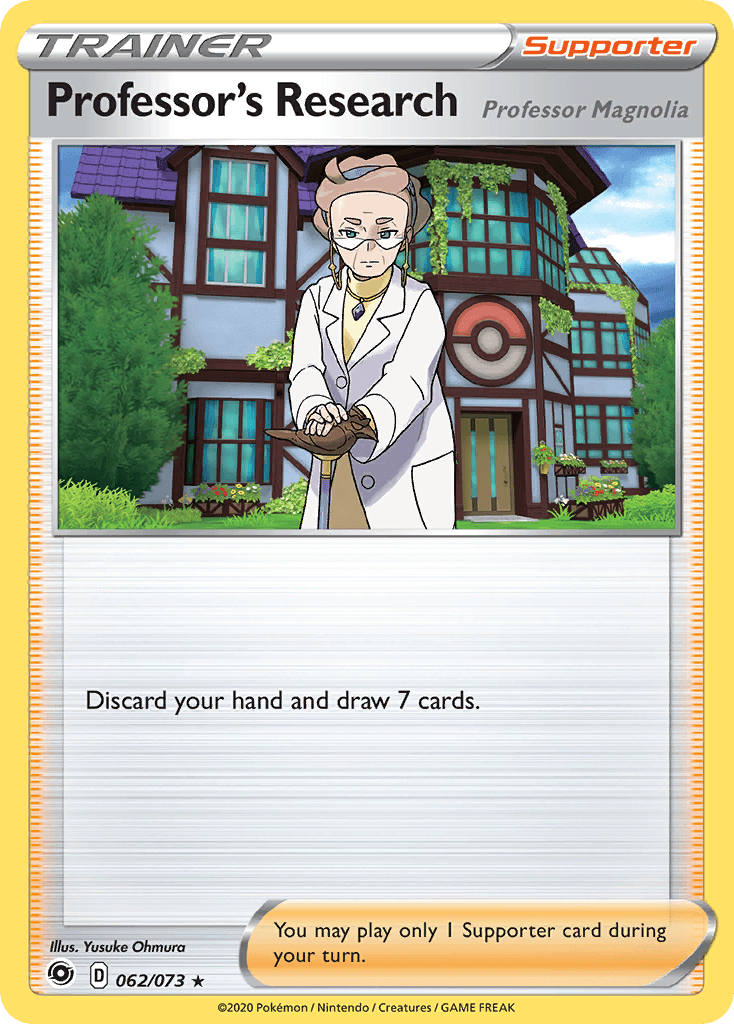 Professor's Research (Professor Magnolia) Pokémon card