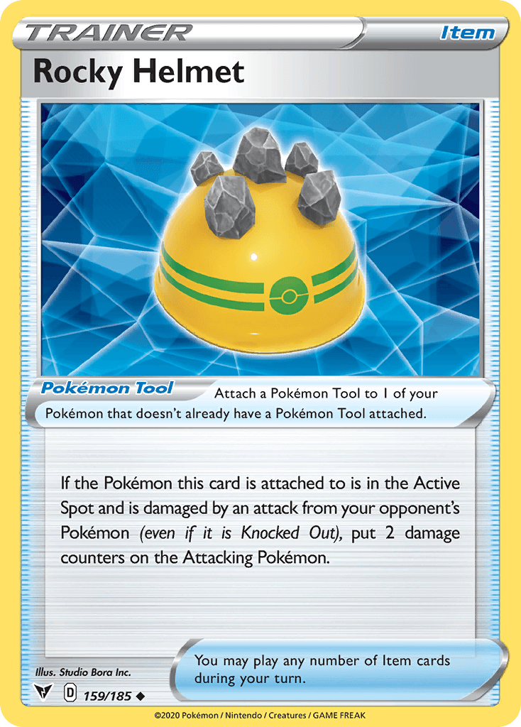 Rocky Helmet Pokémon card