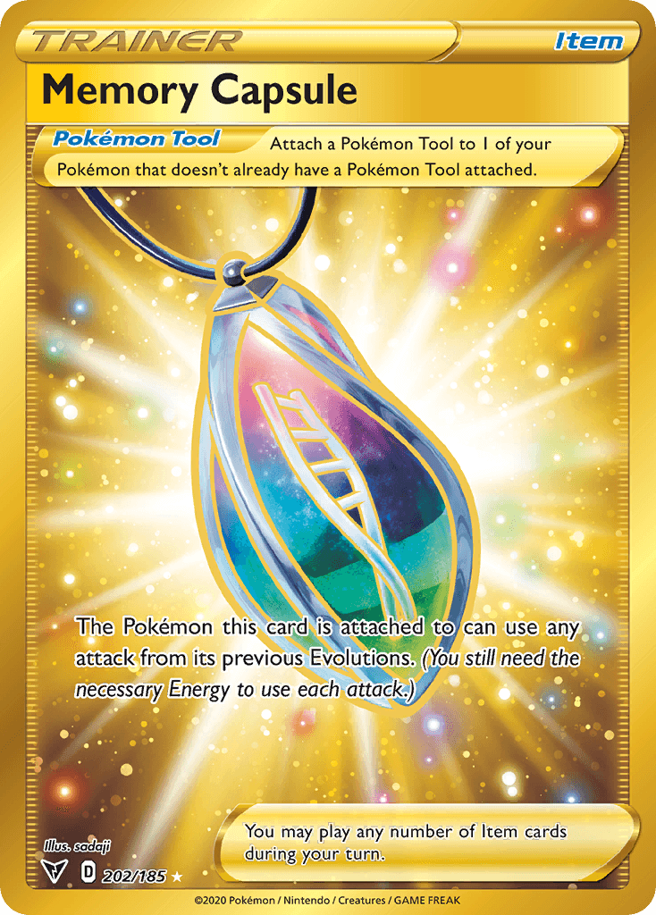 Memory Capsule Pokémon card