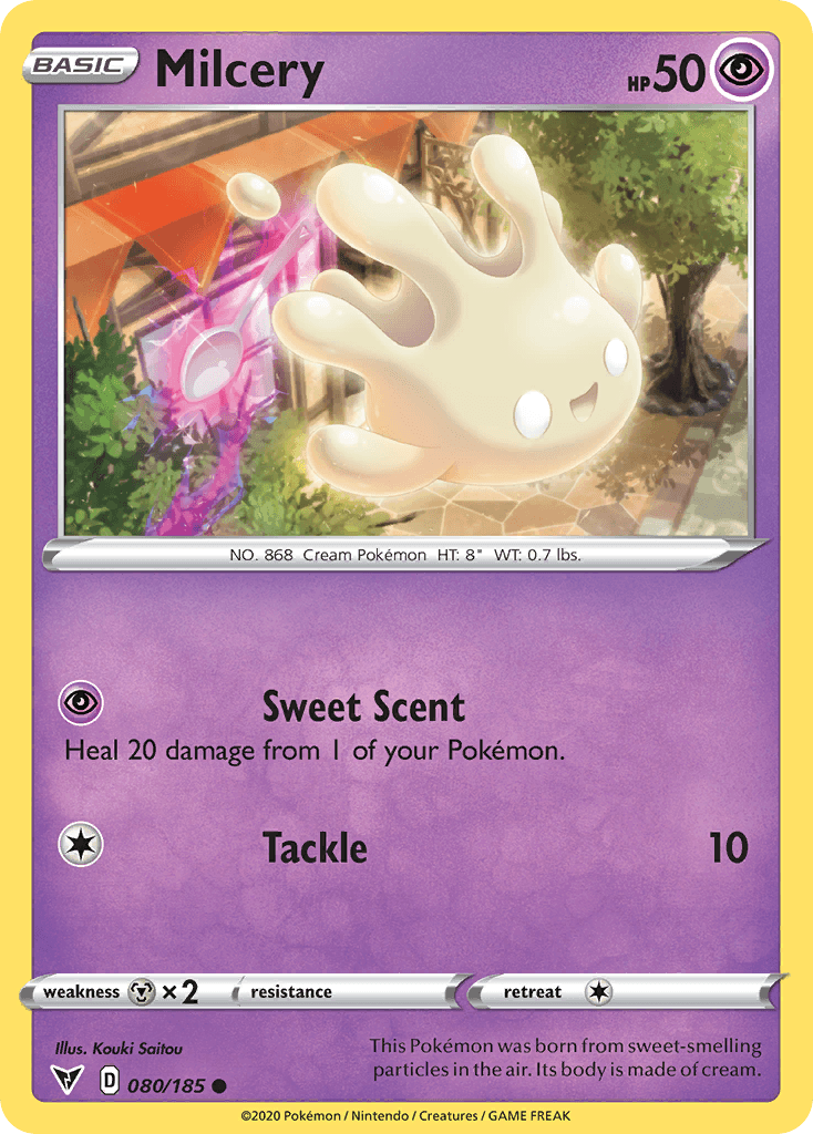 Milcery Pokémon card