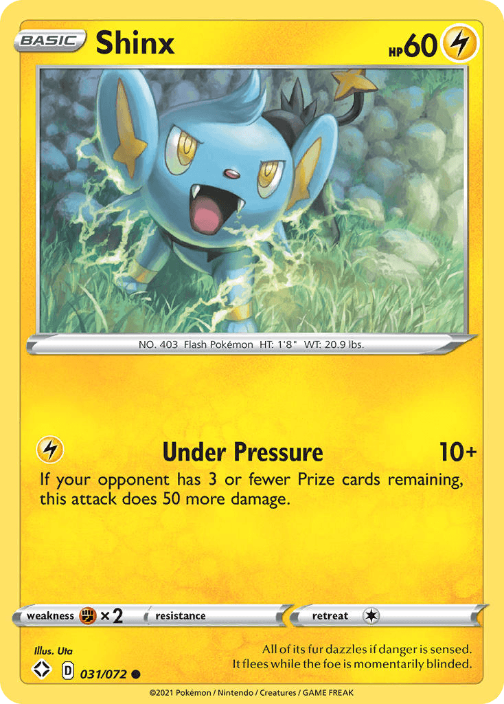 Shinx Pokémon card